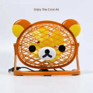 TEDDY BEAR PORTABLE FAN ADJUSTABLE USB FAN SUITABLE FOR HOME , OFFICE , CAR, & MULTI USE FAN ( default, Standard )